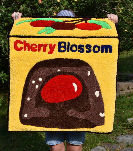 Cherry Blossom Chocolate Rug