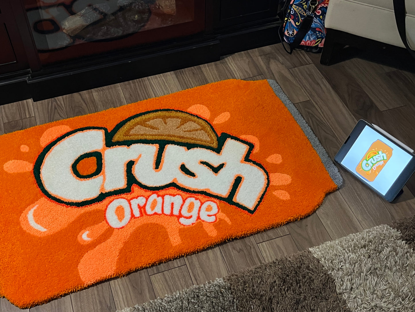 Crush Orange Rug