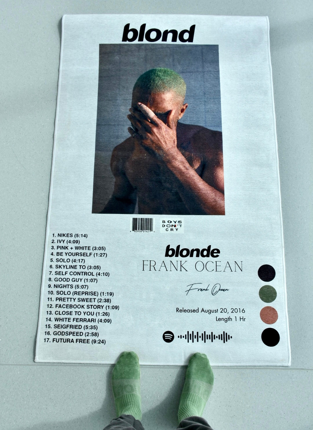 Frank Ocean's Blond Rug