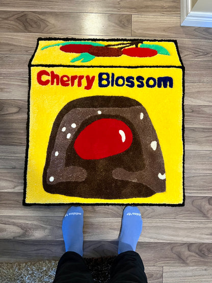 Cherry Blossom Chocolate Rug