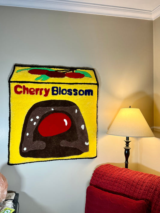 Cherry Blossom Chocolate Rug